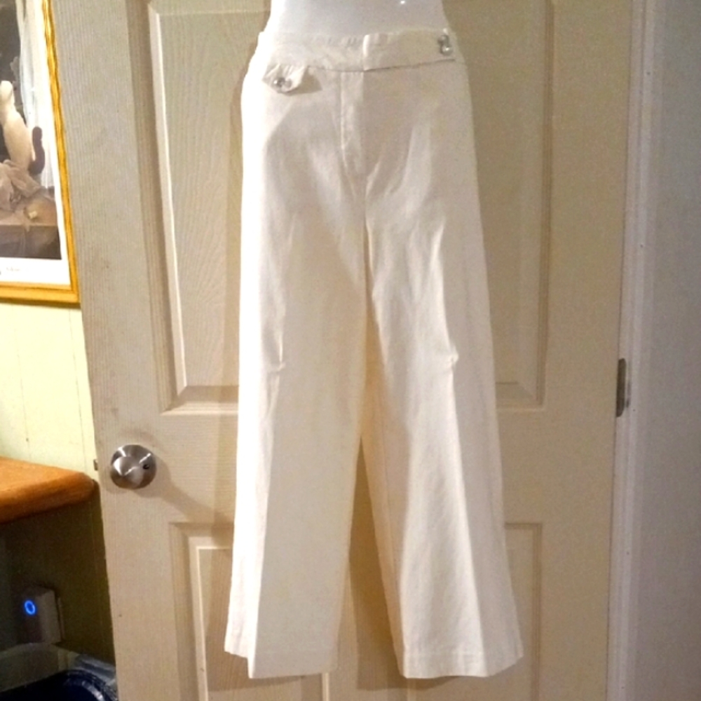 Jules & Leopold Classic White Trousers